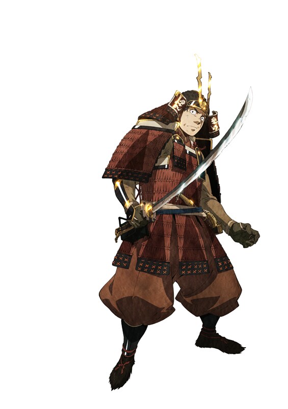 朽井迅三郎の設定画。