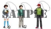 「AnimeJapan 2018」で販売される「キャプテン翼」のアクリルキーホルダー。