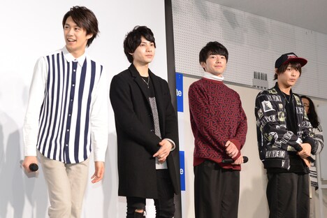 左から前川優希、二葉勇、月岡弘一、齋藤健心。