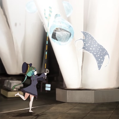 アニメ「傾福さん」ビジュアル