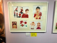 単行本のカバーの原画。