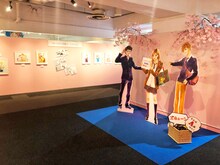 「ちはやふるの世界 ～末次由紀 初原画展～」の様子。