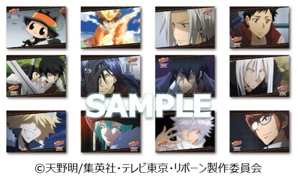 「Galleria Vongola Garapon」の景品としてプレゼントされるイラストシート。