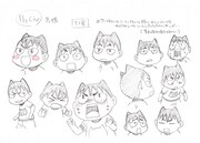 アニメ「まんなかのりっくん」の設定ラフ画。(c)土塚理弘／講談社