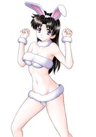 バニー姿の優良さん。