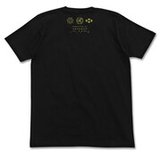 「地球連合軍アラトラム号 Tシャツ」ブラックの背面。
