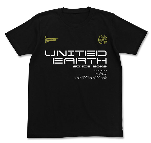 「地球連合軍アラトラム号 Tシャツ」ブラック