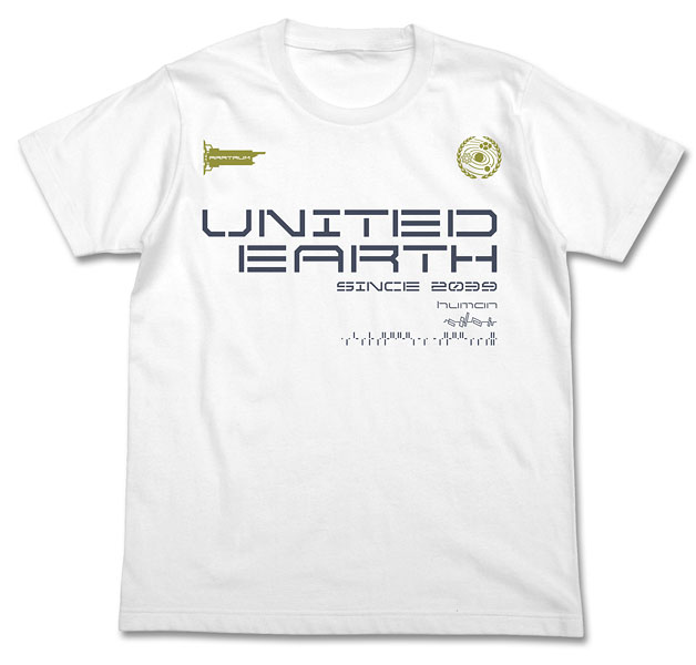 「地球連合軍アラトラム号 Tシャツ」ホワイト