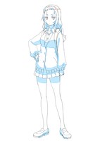 あけみの設定画。