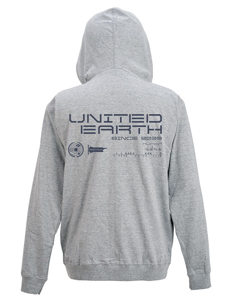 「地球連合軍アラトラム号 ライトパーカー」の背面。