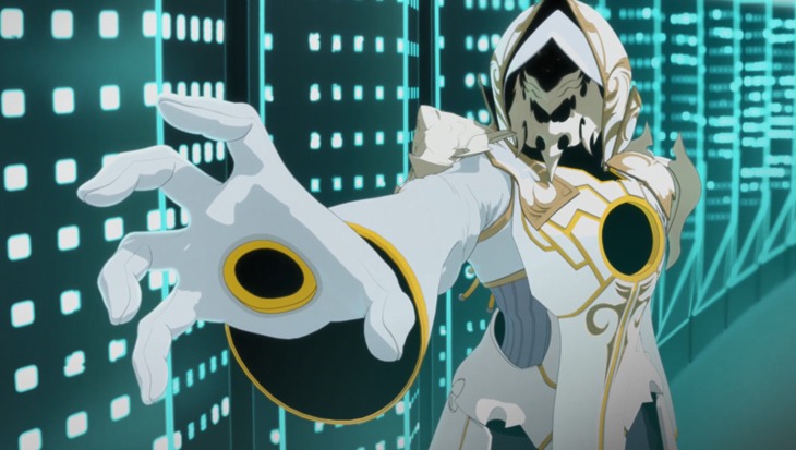 「レイヤードストーリーズ ゼロ」アニメの場面写真。