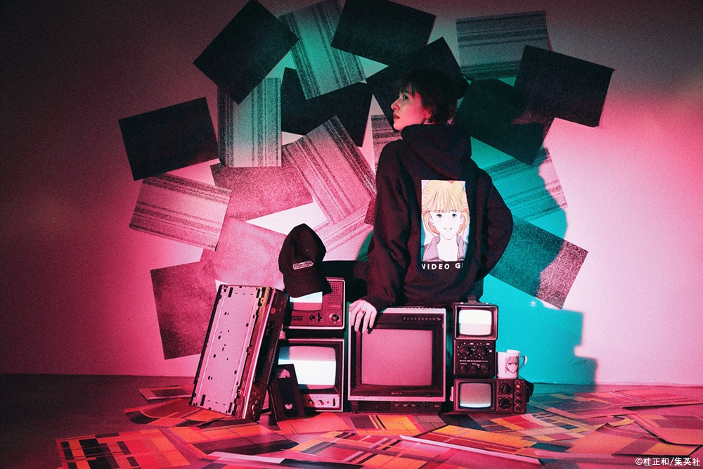 「電影少女」オリジナルグッズの使用イメージ。