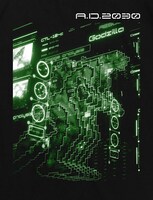 「対ゴジラ戦術 Tシャツ」の胸部イラスト。