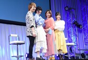 左から林勇、釘宮理恵、内田真礼、小澤亜李。