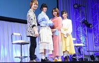 左から林勇、釘宮理恵、内田真礼、小澤亜李。