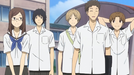 「劇場版 夏目友人帳 ～うつせみに結ぶ～」の先行場面カット。