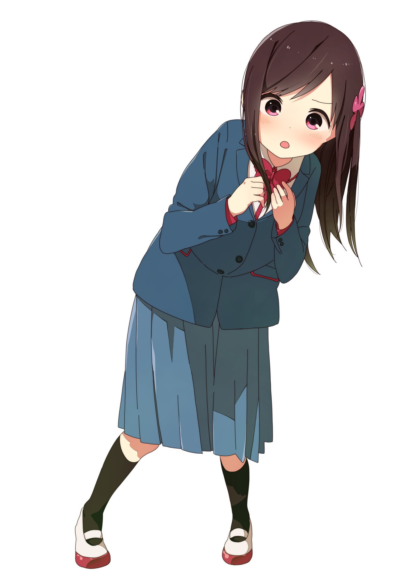 一里ぼっちのイラスト。
