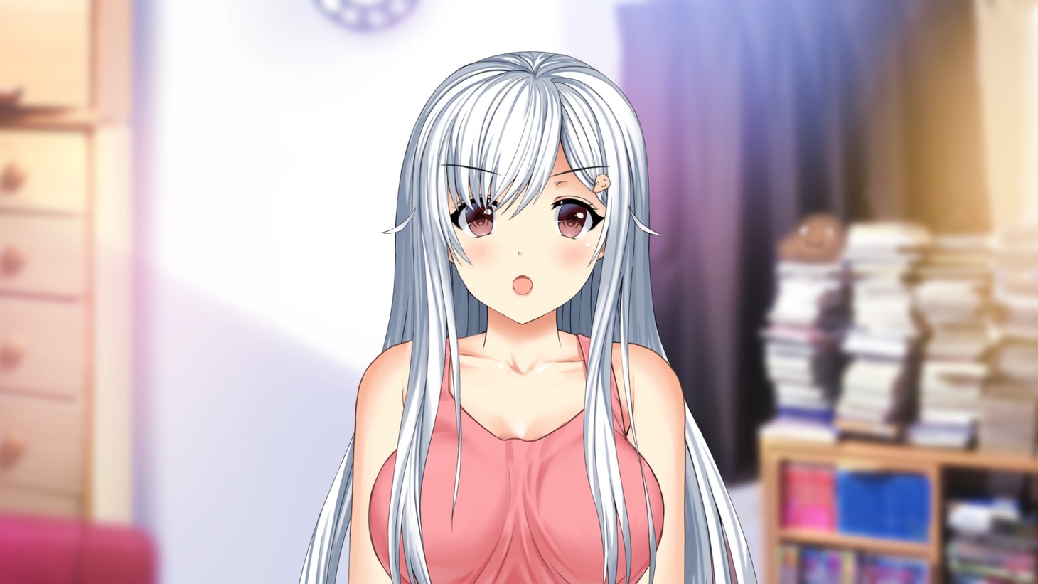 「ニートがVチューバーデビューしてみた」より、“がんばる”のニー子。