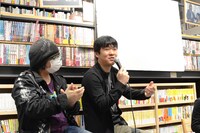 左から黒史郎、押切蓮介。