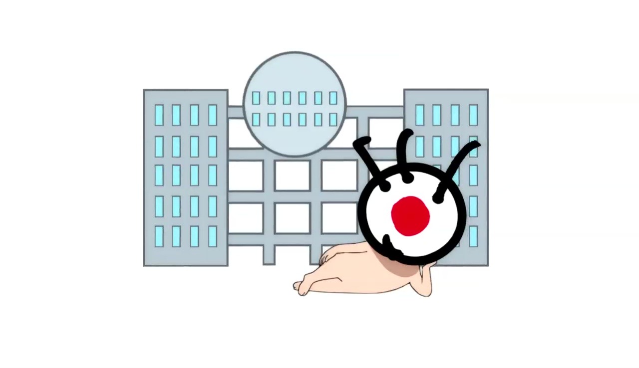 「目玉おやじいたずらムービー」より。