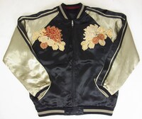 スカジャン「火の鳥と菊花」カラー