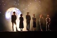 劇場アニメ「名探偵コナン ゼロの執行人（しっこうにん）」の完成披露の様子。