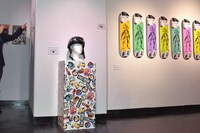 「フリクリクリ展」の様子。