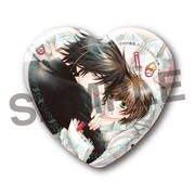 「世界一初恋 ハート缶バッジ A」