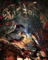 キャラクター原案・so-binによる、Blu-ray＆DVD「オーバーロードⅡ1」描き下ろし全巻収納BOX。