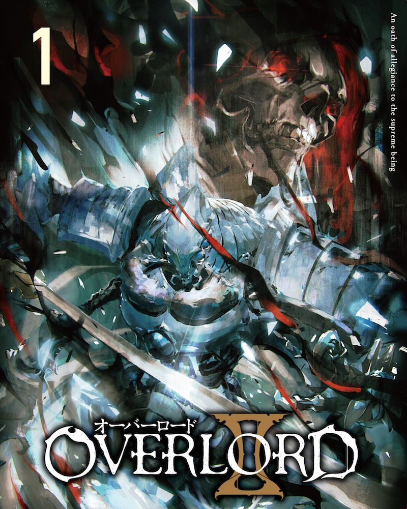 キャラクター原案・so-binによる、Blu-ray＆DVD「オーバーロードⅡ1」描き下ろし三方背ケース。