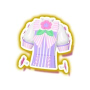 「フラワーショップバーベナコーデ」のトップス。