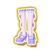 「フラワーショップバーベナコーデ」のシューズ。