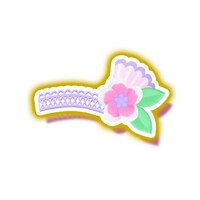 「フラワーショップバーベナコーデ」のヘアアクセ。