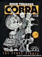 Tシャツ「コブラ-COBRA-　黄金とダイヤネイビー」背面プリント部分