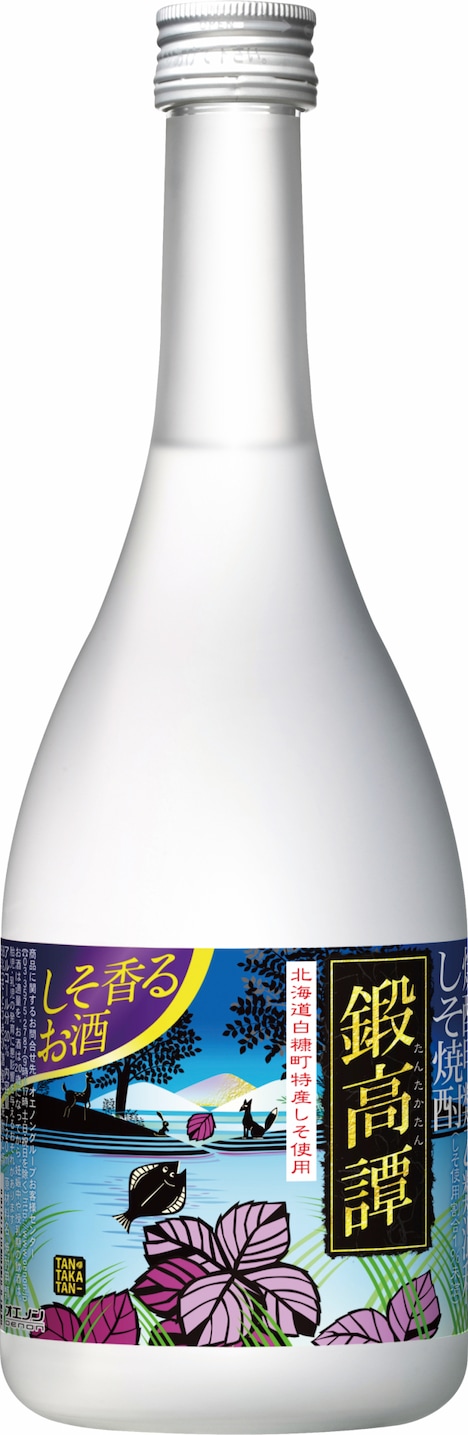 焼酎「鍛高譚」720Mlのパッケージ。