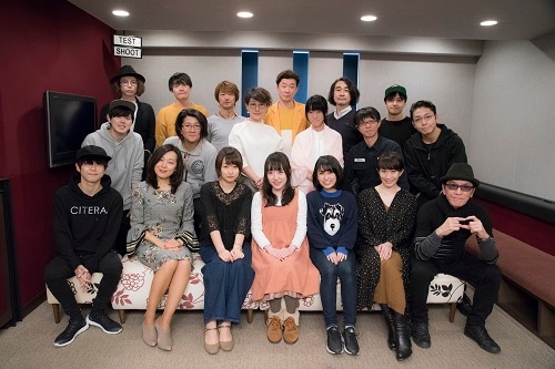 「ひそねとまそたん」キャストの集合写真。