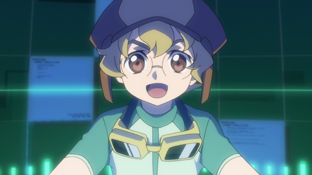 アニメ「ガンダムビルドダイバーズ」第1話より。
