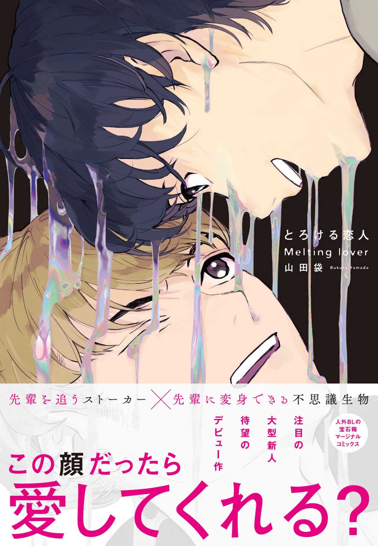 山田袋の人外BL作品集「とろける恋人」表題作はストーカー男子×不思議生物