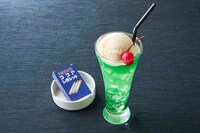 「通ったメイド喫茶のメロンフロート 花山 薫のドリンク」