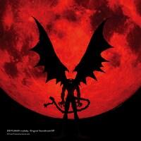 ANIPLEX+のバンドル特典として用意されている「DEVILMAN crybaby Original Soundtrack EP」（12inch アナログレコード盤）。