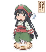 ミコチの等身大アクリルスタンド。