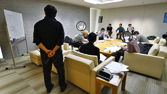 次世代マンガ大賞の選考会の様子。