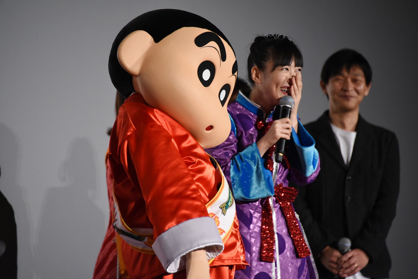 しんのすけと高城れに。