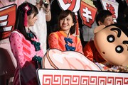 映画「映画クレヨンしんちゃん 爆盛！カンフーボーイズ ～拉麺大乱～」舞台挨拶の様子。