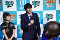 VTRを通じて福山雅治から無茶ぶりを受けた博多大吉（右）。