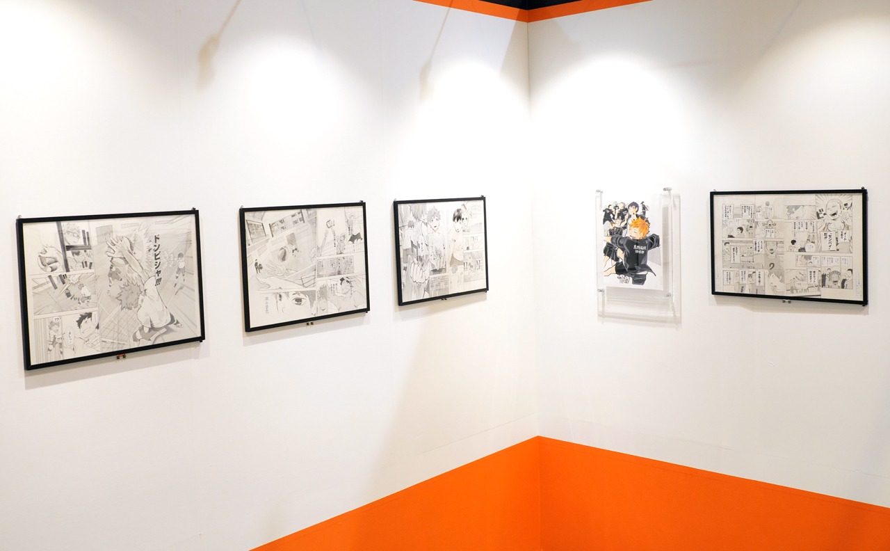 「ハイキュー!!展 ゲンガ×タイカン」会場より。