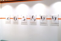 「ハイキュー!!展 ゲンガ×タイカン」の会場より。