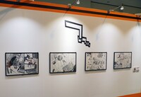 「ハイキュー!!展 ゲンガ×タイカン」の会場より。