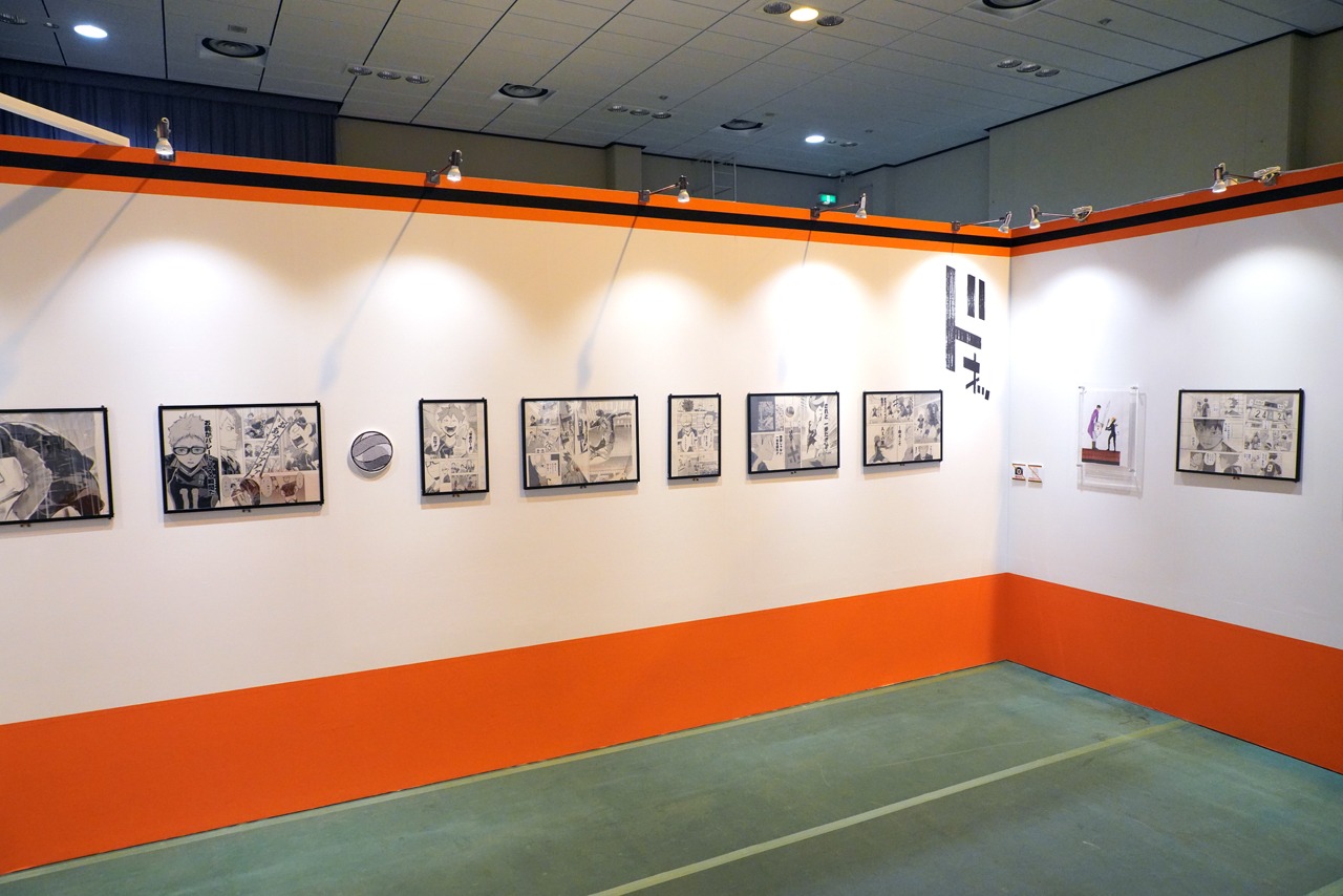 「ハイキュー!!展 ゲンガ×タイカン」の会場より。