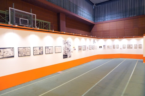 「ハイキュー!!展 ゲンガ×タイカン」の会場より。